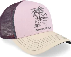 Hft Club Marocco Light Pink/Sand/Red A-Frame Trucker - Coastal