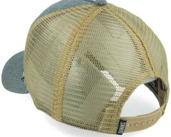 Hft Cottoncheck Light Olive Trucker - Djinns