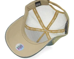 Hft Cottoncheck Light Olive Trucker - Djinns