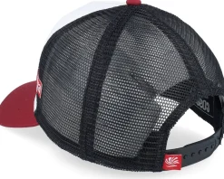 Hft Every Port Black/White/Burgundy A-Frame Trucker - Coastal