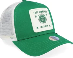 Hft Lazy Sunny Days Green/Beige Trucker - Djinns