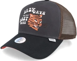 Hft Lazy Tiger-Charcoal/Brown Trucker - Djinns