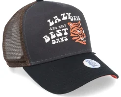 Hft Lazy Tiger-Charcoal/Brown Trucker - Djinns