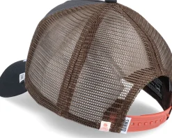 Hft Lazy Tiger-Charcoal/Brown Trucker - Djinns