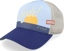 Hft Merde Blue A-Frame Trucker - Coastal