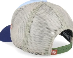 Hft Merde Blue A-Frame Trucker - Coastal