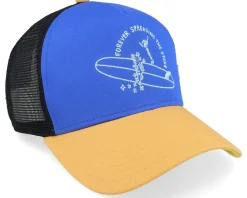 Hft Spread Stoke Black/Blue/Apricot A-Frame Trucker - Coastal