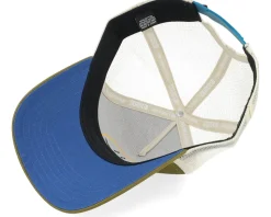 Hft Surf & Smile White/Olive A-Frame Trucker - Coastal