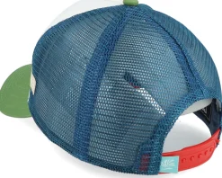 Hft Surfin Bird Blue/White/Olive Trucker - Coastal