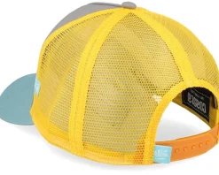 Hft Surfing Dead Yellow/Grey/Petrol A-Frame Trucker - Coastal