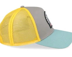Hft Surfing Dead Yellow/Grey/Petrol A-Frame Trucker - Coastal