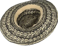 Hibiscus Hat Black/Beige Straw Hat - Barts