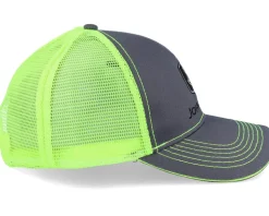 High Vis Logo Black/Neon Yellow Trucker - John Deere