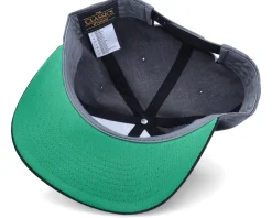 Hipster Skull Charcoal/Black Snapback - Iconic