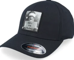 Hobo Santa Need Cash For Benz Black Flexfit - Ho-Ho-Hats