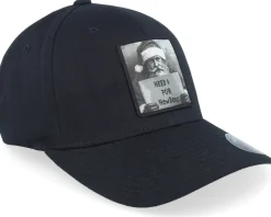 Hobo Santa Need Cash For Benz Black Flexfit - Ho-Ho-Hats