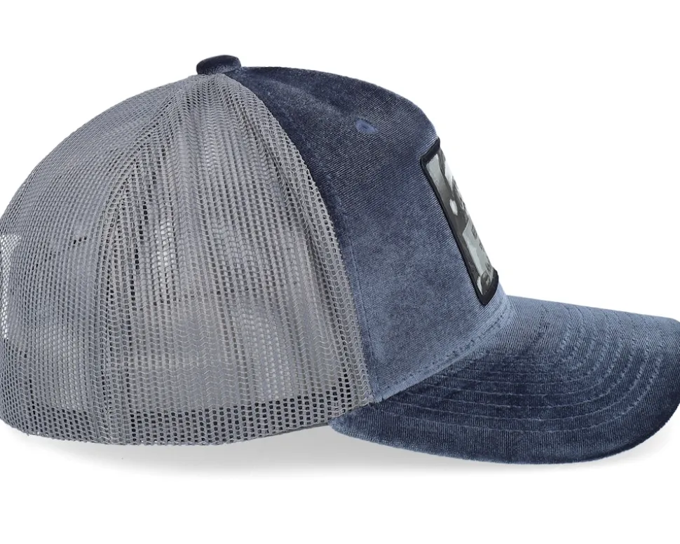 Hobo Santa Need Cash For Benz Velvet Grey Trucker - Ho-Ho-Hats