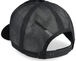 Hockey Player Blue White Color Velvet Black A-Frame Trucker - Iconic