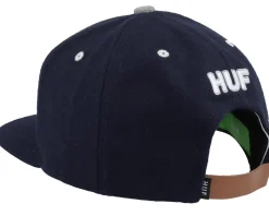 Home Base 6 Panel Navy Strapback - HUF