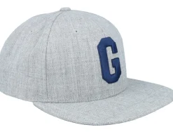 Homestead Grays Nl Archive 400 Series Heather Grey Snapback - American Needle