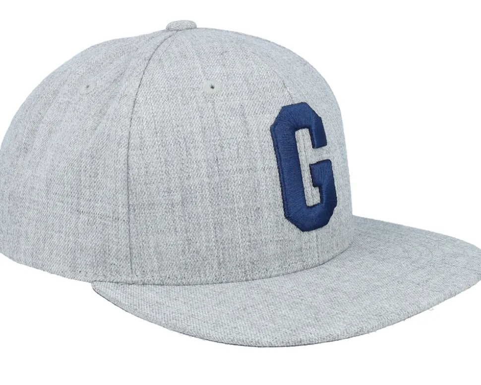 Homestead Grays Nl Archive 400 Series Heather Grey Snapback - American Needle