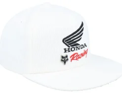 Honda Racing Cord White Snapback - Fox
