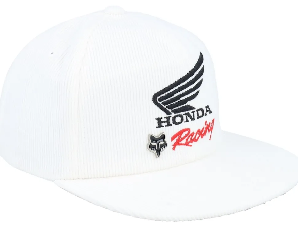 Honda Racing Cord White Snapback - Fox
