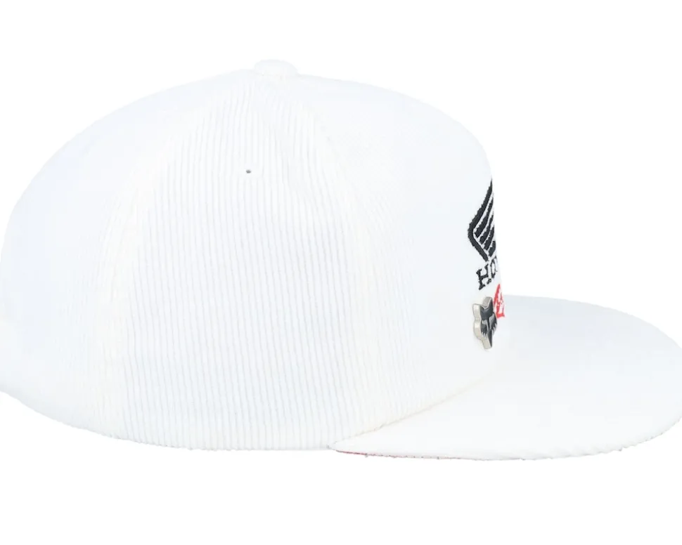 Honda Racing Cord White Snapback - Fox