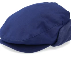 Hooligan Baggy Ear Flap Cap Navy Flat Cap - Brixton