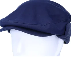 Hooligan Baggy Ear Flap Cap Navy Flat Cap - Brixton