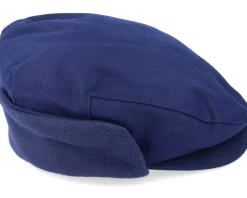 Hooligan Baggy Ear Flap Cap Navy Flat Cap - Brixton