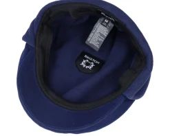 Hooligan Baggy Ear Flap Cap Navy Flat Cap - Brixton