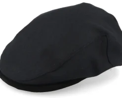 Hooligan Baggy Reserve Snap Black Flat Cap - Brixton