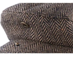 Hooligan Brown/Khaki Snap Cap - Brixton