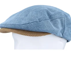 Hooligan Denim/Corduroy Snap Flat Cap - Brixton