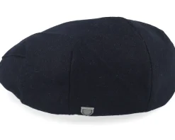 Hooligan Flannel Black Snap Cap - Brixton