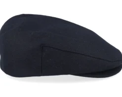 Hooligan Flannel Black Snap Cap - Brixton