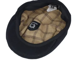 Hooligan Flannel Black Snap Cap - Brixton
