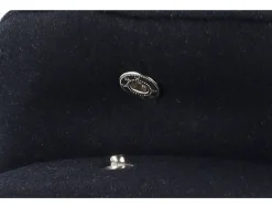 Hooligan Flannel Black Snap Cap - Brixton