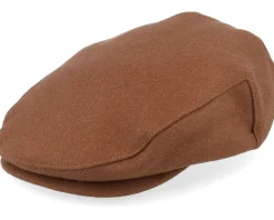 Hooligan Flannel Tobacco Brown Snap Cap - Brixton