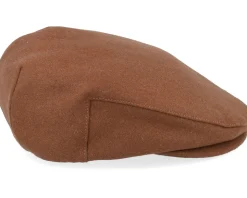Hooligan Flannel Tobacco Brown Snap Cap - Brixton