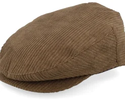 Hooligan Punch Brown Flat Snap Cap - Brixton