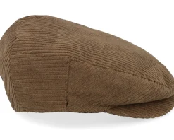 Hooligan Punch Brown Flat Snap Cap - Brixton