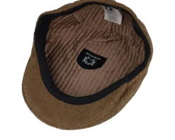 Hooligan Punch Brown Flat Snap Cap - Brixton