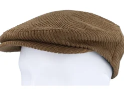 Hooligan Punch Brown Flat Snap Cap - Brixton