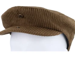 Hooligan Punch Brown Flat Snap Cap - Brixton