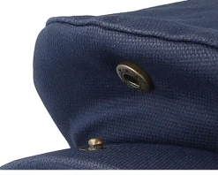 Hooligan Snap Cap Washed Navy Flat Cap - Brixton