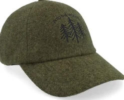 Horizon Woolen Dark Green Dad Cap - Upfront