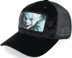 Horror Clown Velvet Black/Black A-frame Trucker - Scenes