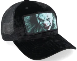 Horror Clown Velvet Black/Black A-frame Trucker - Scenes